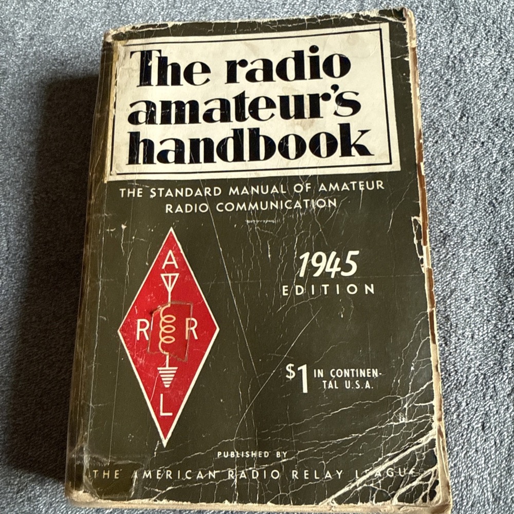 The Radio Amateur's Handbook ~ 22th Edition ~ ©  1945 ~ Vintage ~ ARRL